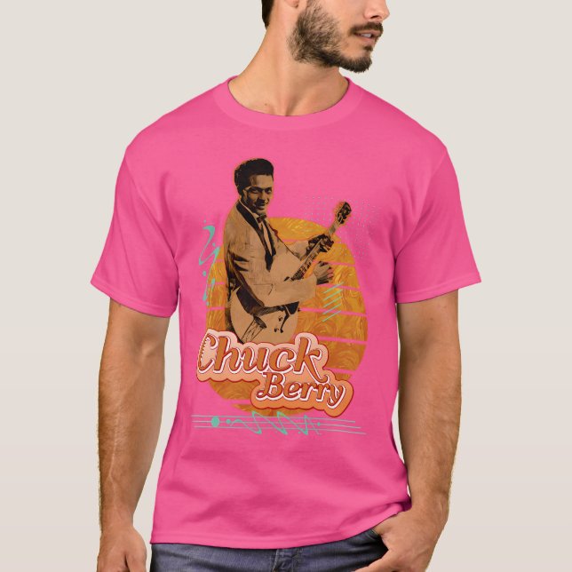 Chuck Berry  Retro Art T-Shirt (Front)