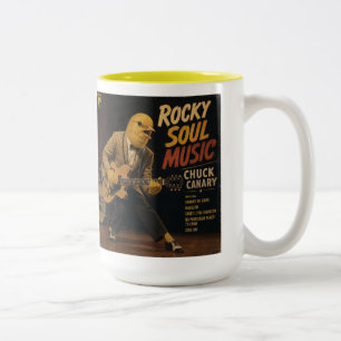 Chuck Canary: a Parody Two-Tone Coffee Mug