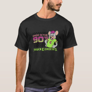 Chuck E Cheese Made In The 90 s Retro Neon Logo T-Shirt