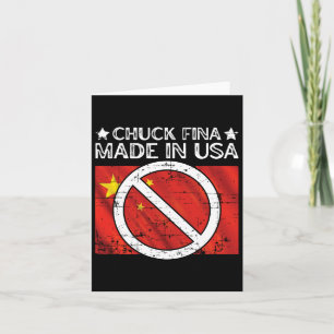 Chuck Fina China Trade War Liberation Day Trump Ta Card
