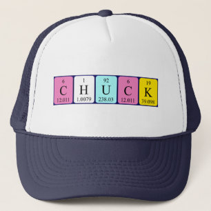 Chuck periodic table name hat