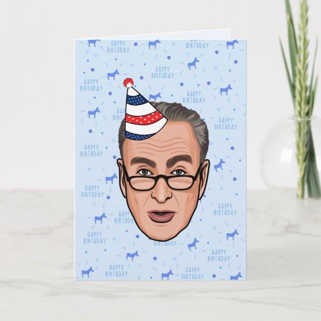 CHUCK SCHUMER BIRTHDAY CARD (Front)