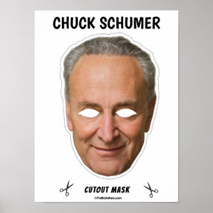 CHUCK SCHUMER Halloween Mask Poster