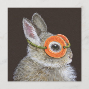 Chuck the bunny invitation