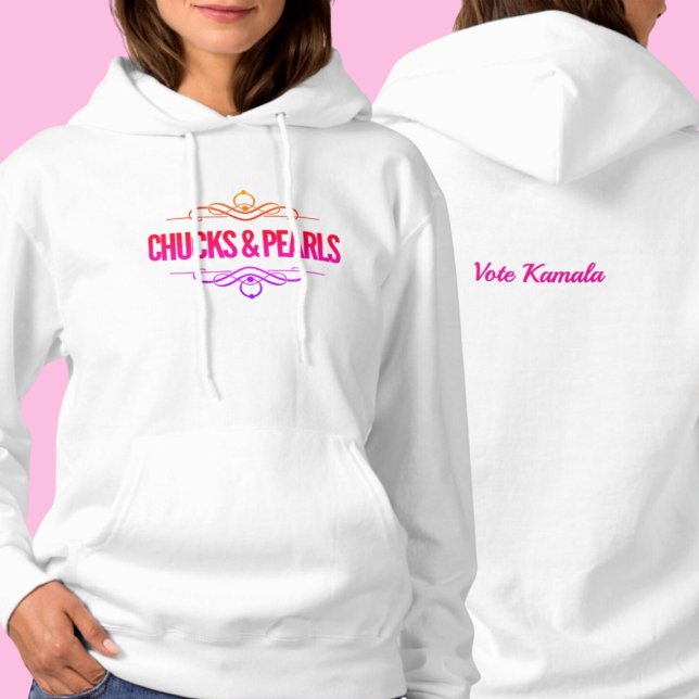 Chucks & Pearls Vote Kamala Hoodie (Creator Uploaded)