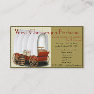 Chuckwagon Food Truck/Catering Business Business Card