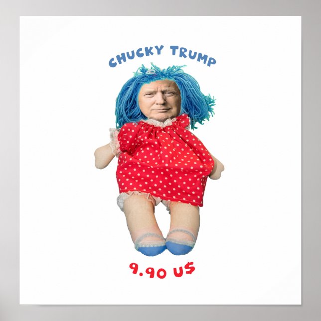 Chucky Donald Trump Doll Poster (Front)