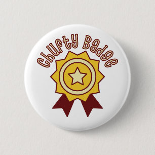 Chufty Badge - northern humour funny Manchester