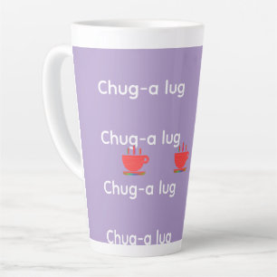 Chug A Lug Lavender Latte Mug