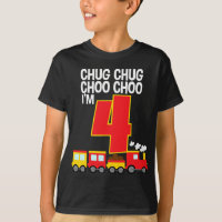 Chug Chug Choo Choo I'm 4 4th Birthday Train Party
