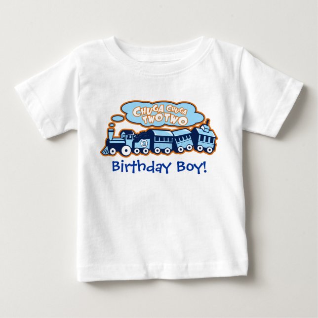 Chuga Chuga Two Two! Baby T-Shirt (Front)