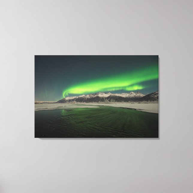 Chugach Aurora Canvas Print (Front)