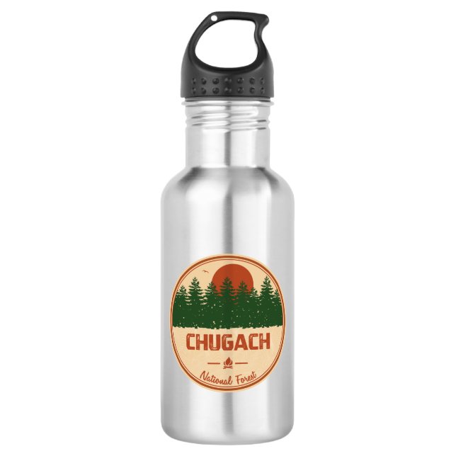 Chugach National Forest 532 Ml Water Bottle (Front)