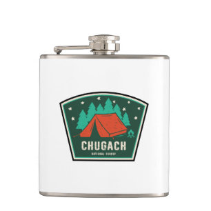 Chugach National Forest Camping Hip Flask