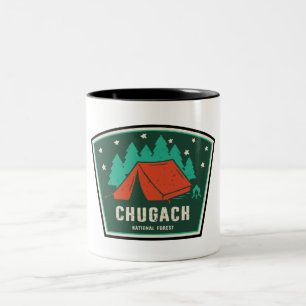 Chugach National Forest Camping Two-Tone Coffee Mug