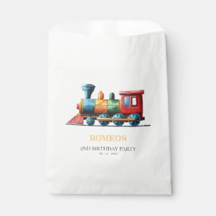 Chugga Chugga Choo Choo Vintage Train 2nd Birthday Favour Bags