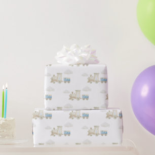 Chugga Chugga Train Birthday  Wrapping Paper