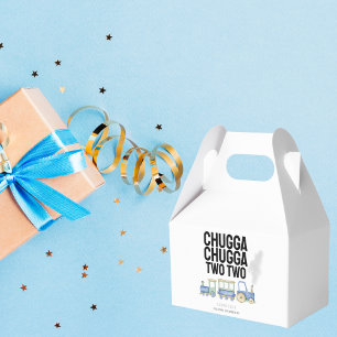 Chugga Chugga Two Two   2nd Birthday   Balloons Favour Box