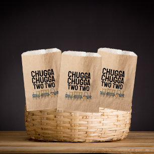 Chugga Chugga Two Two Birthday Favour Bags