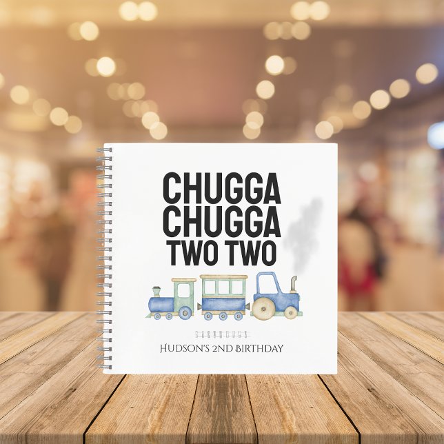 Chugga Chugga Two Two | Birthday Guest Notebook (Creator Uploaded)
