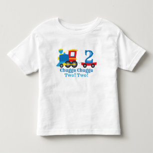 Chugga Chugga Two Two Train Birthday Toddler T-Shirt
