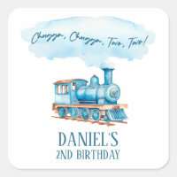 Chugga Two Two Choo Choo Train 2nd Birthday Party