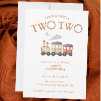 Chugga Two Two Train Second Birthday 