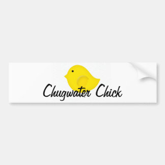 Chugwater Chick Bumper Sticker