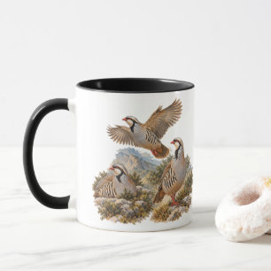 Chukar Partridge Art Mug