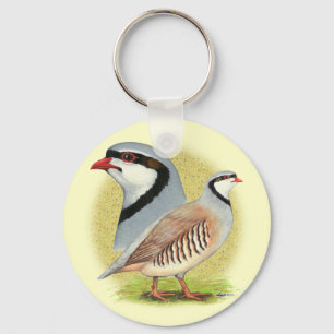 Chukar Partridge Combo Key Ring