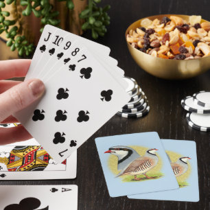 Chukar Partridge Combo Playing Cards