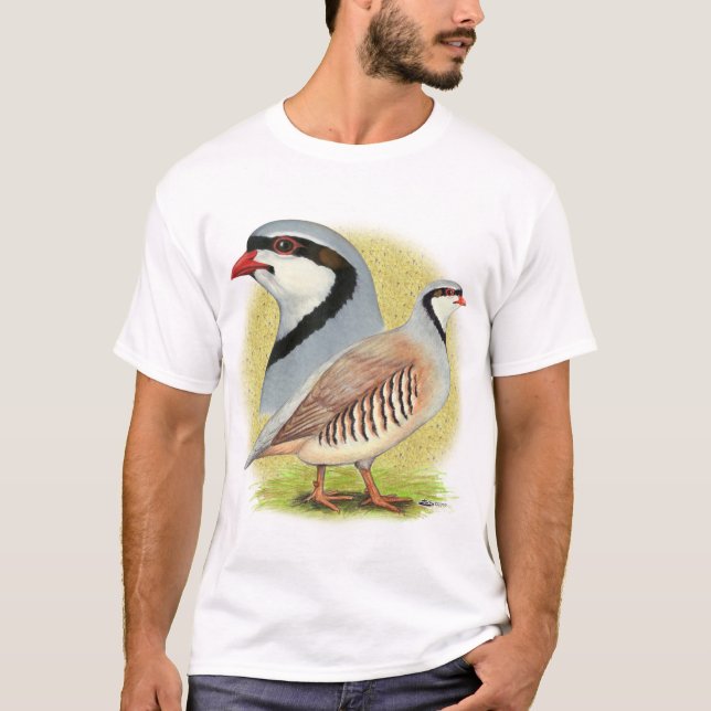 Chukar Partridge Combo T-Shirt (Front)