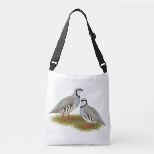 Chukar Partridge Pair Crossbody Bag