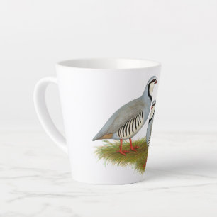 Chukar Partridge Pair Latte Mug