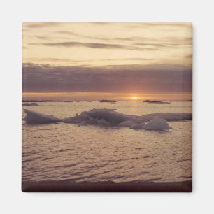 Chukchi Sea Fall Ice Barrow Alaska Photo Design Magnet