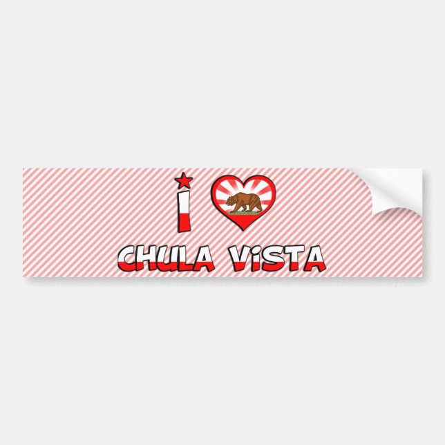 Chula Vista, CA Bumper Sticker (Front)