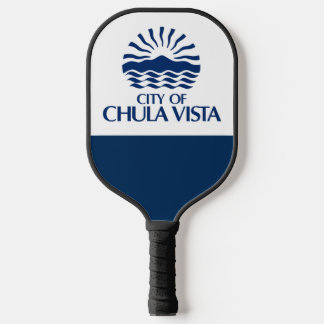 Chula Vista (California) City flag Pickleball Paddle