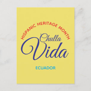 Chulla Vida / Ecuador  Postcard