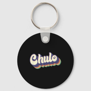 Chulo Latino Men Boys Cinco De Mayo Retro Spanish Key Ring