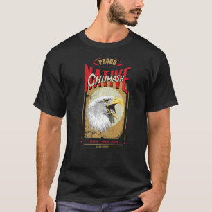 Chumash Native American Eagle Spirit Vintage Honou T-Shirt