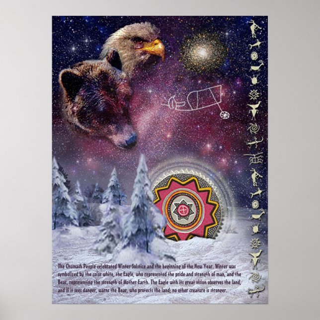 Chumash Winter Solstice Poster (Front)