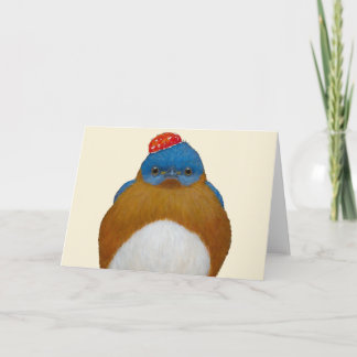 Chumlee the bluebird card