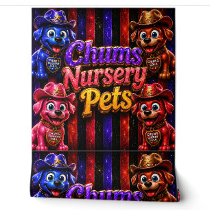 chums nursery pets wallpaper/chums nursery wallpaper