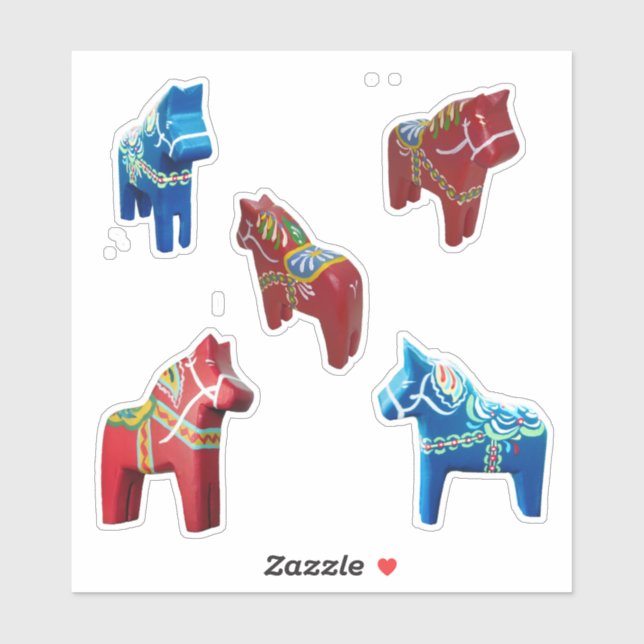 Chunky Dala Horses (Sheet)