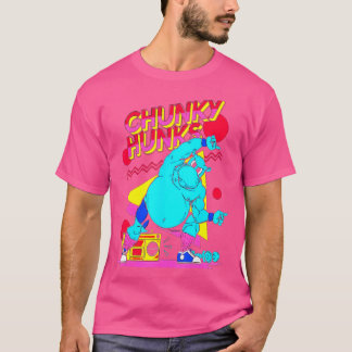 Chunky Hunks Gym Weightlifting Bodybuilding Muscle T-Shirt