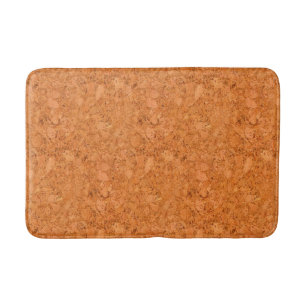 Chunky Natural Cork Wood Grain Look Bath Mat