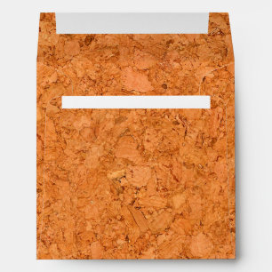 Chunky Natural Cork Wood Grain Look Envelope