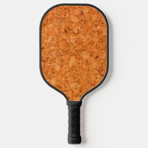 Chunky Natural Cork Wood Grain Look Pickleball Paddle