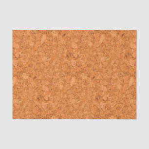 Chunky Natural Cork Wood Grain Look Tissue Paper