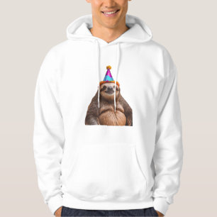 Chunky Sloth birthday party hat gift funny meme pr Hoodie